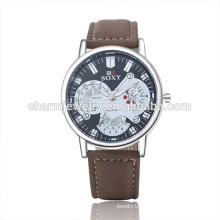 2016 New Trendy Luxury Vogue Quartz Leather Wrist Watch SOXY045